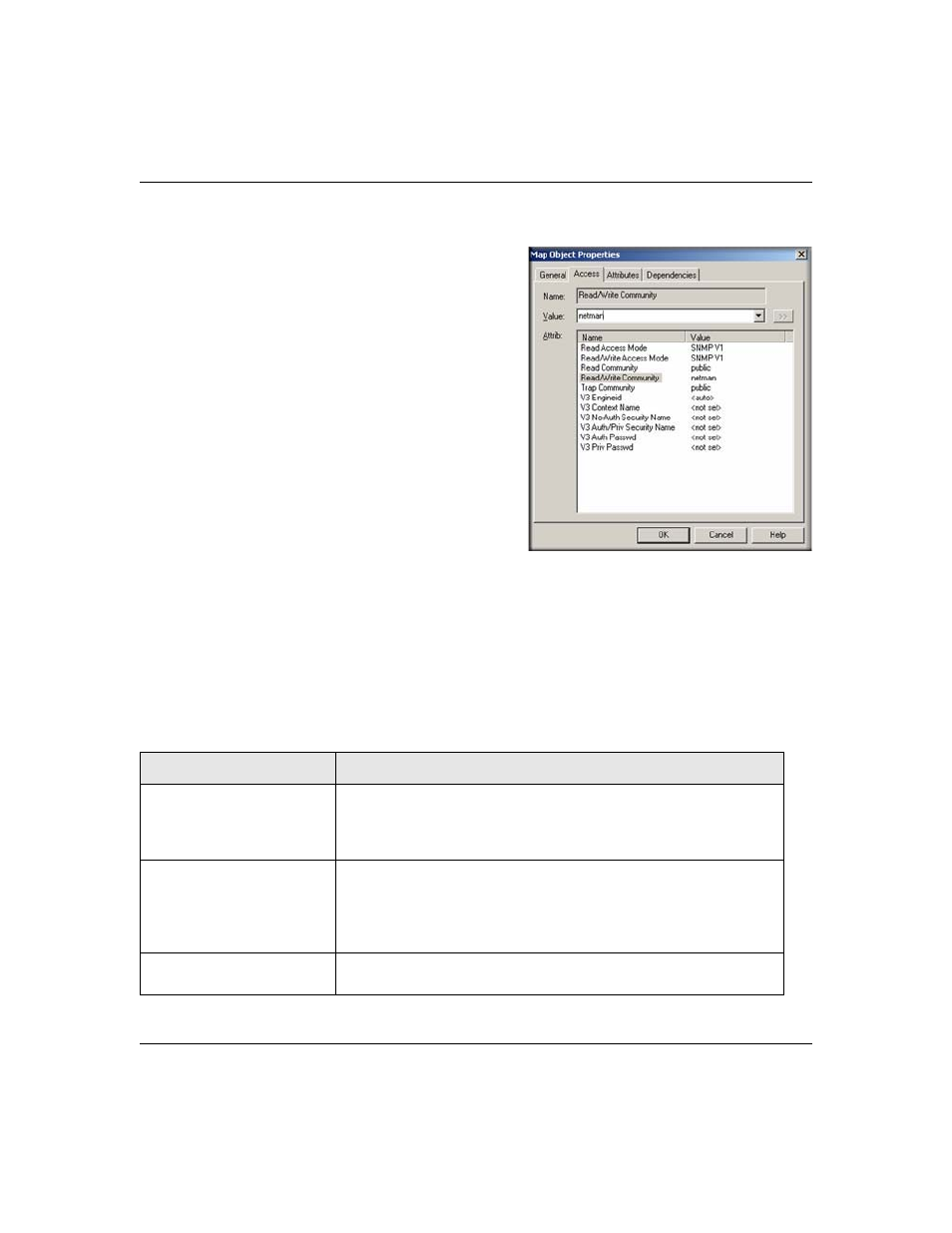 Access parameters, Access parameters -7 | NETGEAR NMS100 User Manual | Page 27 / 69