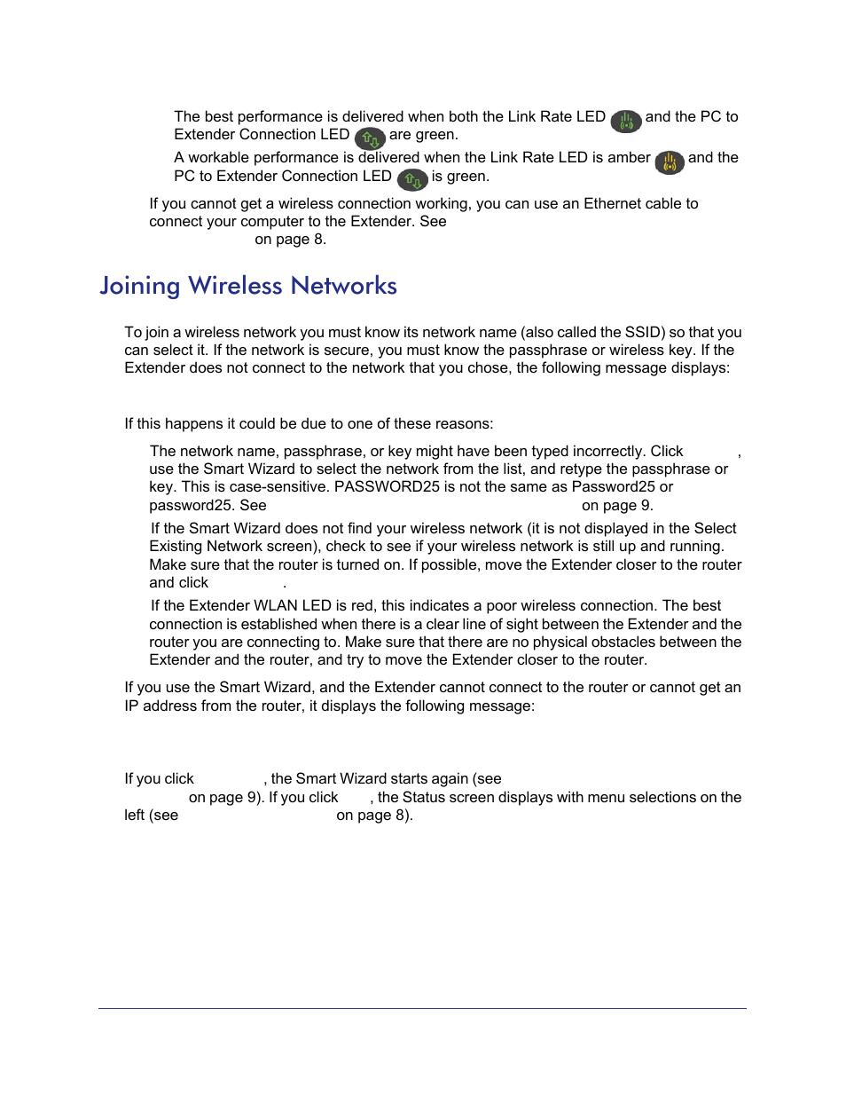 Joining wireless networks | NETGEAR Universal WiFi Range Extender WN3000RP User Manual | Page 26 / 32