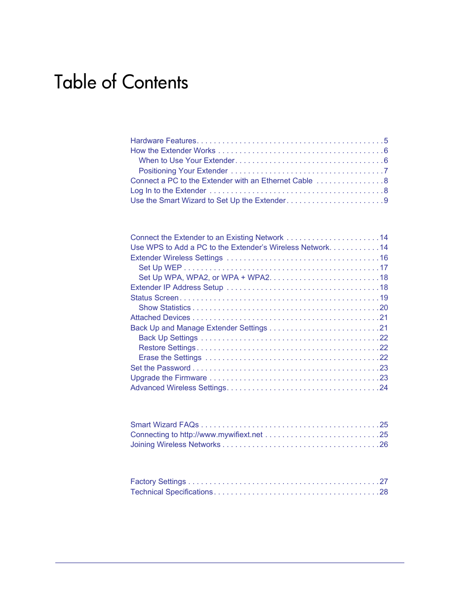 NETGEAR Universal WiFi Range Extender WN3000RP User Manual | Page 3 / 32