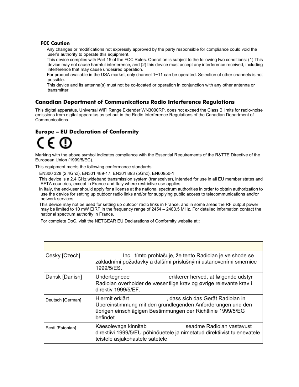 NETGEAR Universal WiFi Range Extender WN3000RP User Manual | Page 30 / 32