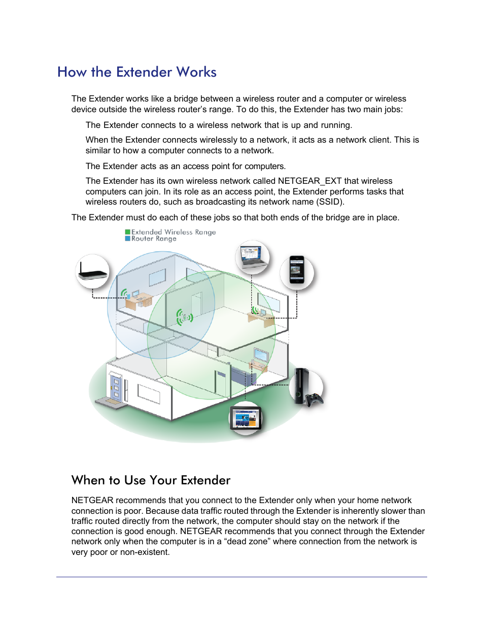 How the extender works, When to use your extender | NETGEAR Universal WiFi Range Extender WN3000RP User Manual | Page 6 / 32