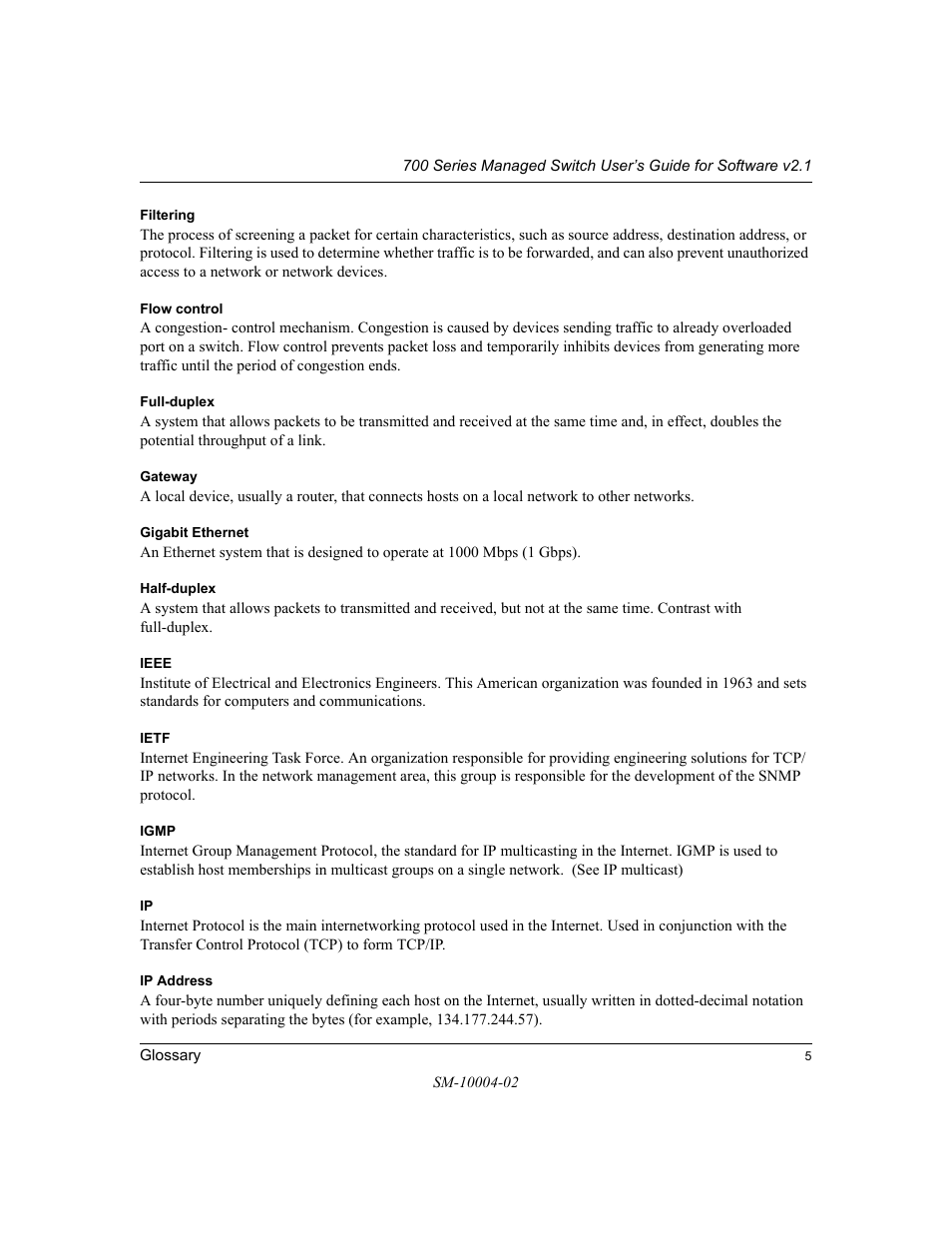 NETGEAR 700 Series Managed Switch for Software v2.1 User Manual | Page 143 / 152