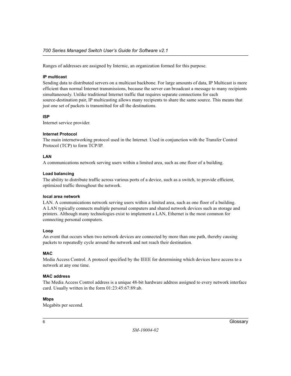 NETGEAR 700 Series Managed Switch for Software v2.1 User Manual | Page 144 / 152