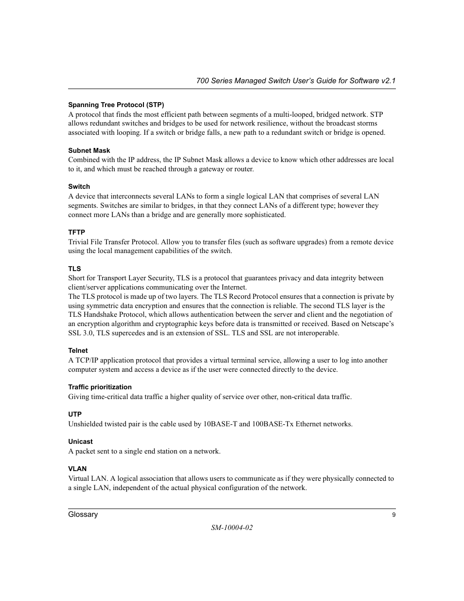 NETGEAR 700 Series Managed Switch for Software v2.1 User Manual | Page 147 / 152