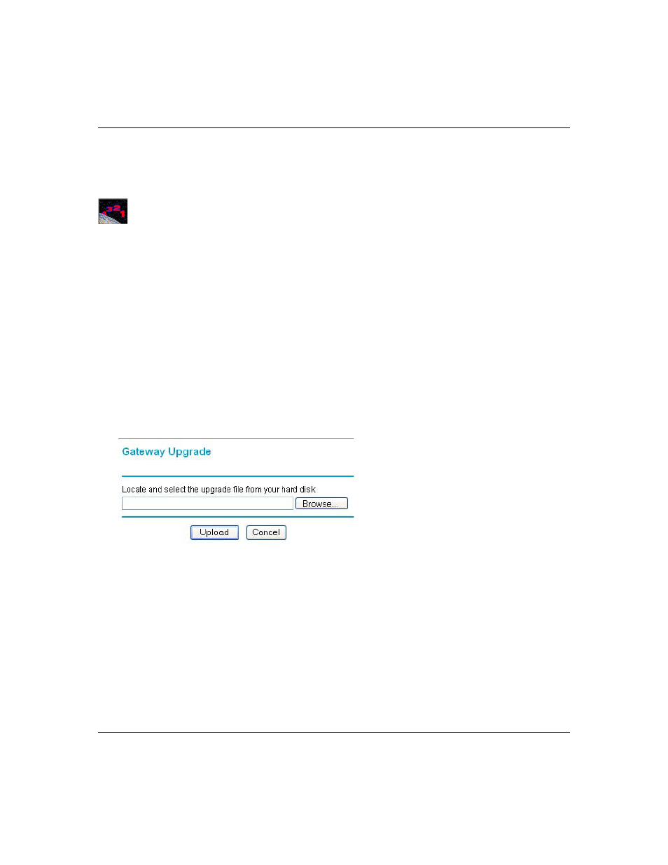 Procedure 5-1: gateway upgrade -4, Procedure 5-1: gateway upgrade | NETGEAR DG824M User Manual | Page 70 / 154