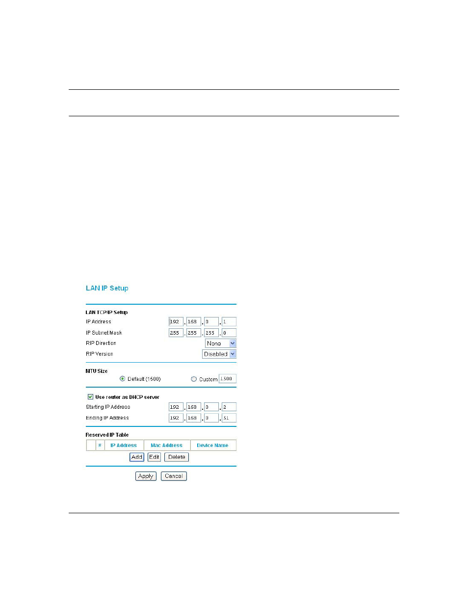 Configuring lan ip settings, Lan tcp/ip setup, Configuring lan ip settings -3 | Lan tcp/ip setup -3 | NETGEAR DG824M User Manual | Page 87 / 154