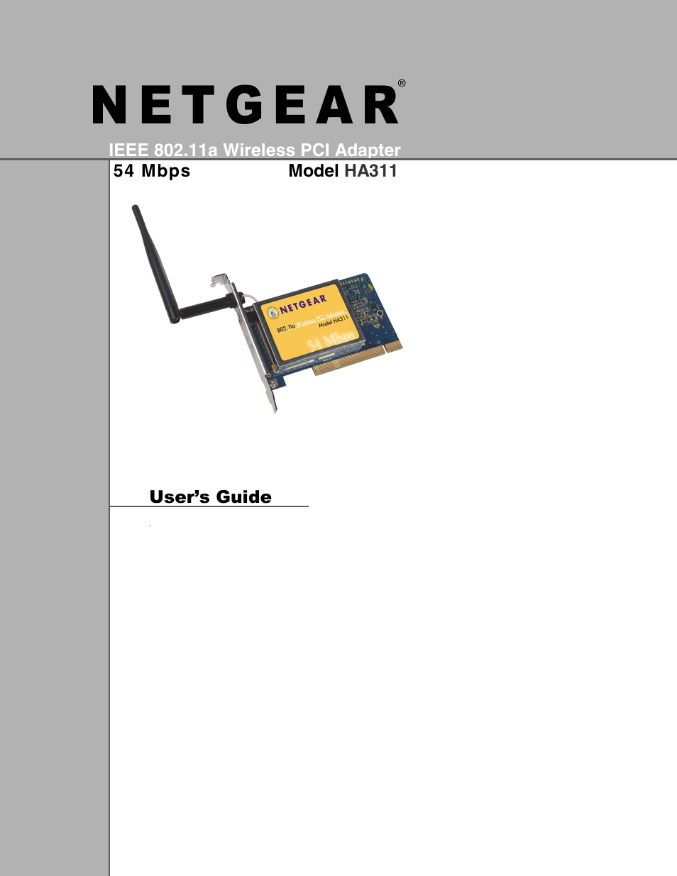 NETGEAR HA311 User Manual | 45 pages