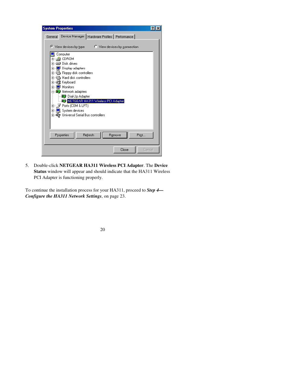 NETGEAR HA311 User Manual | Page 20 / 45