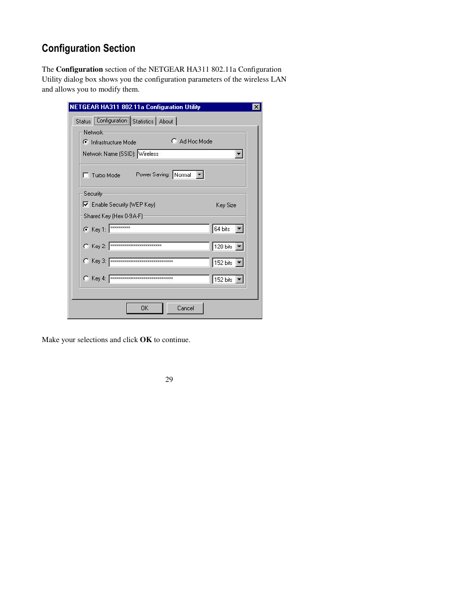 Configuration section | NETGEAR HA311 User Manual | Page 29 / 45