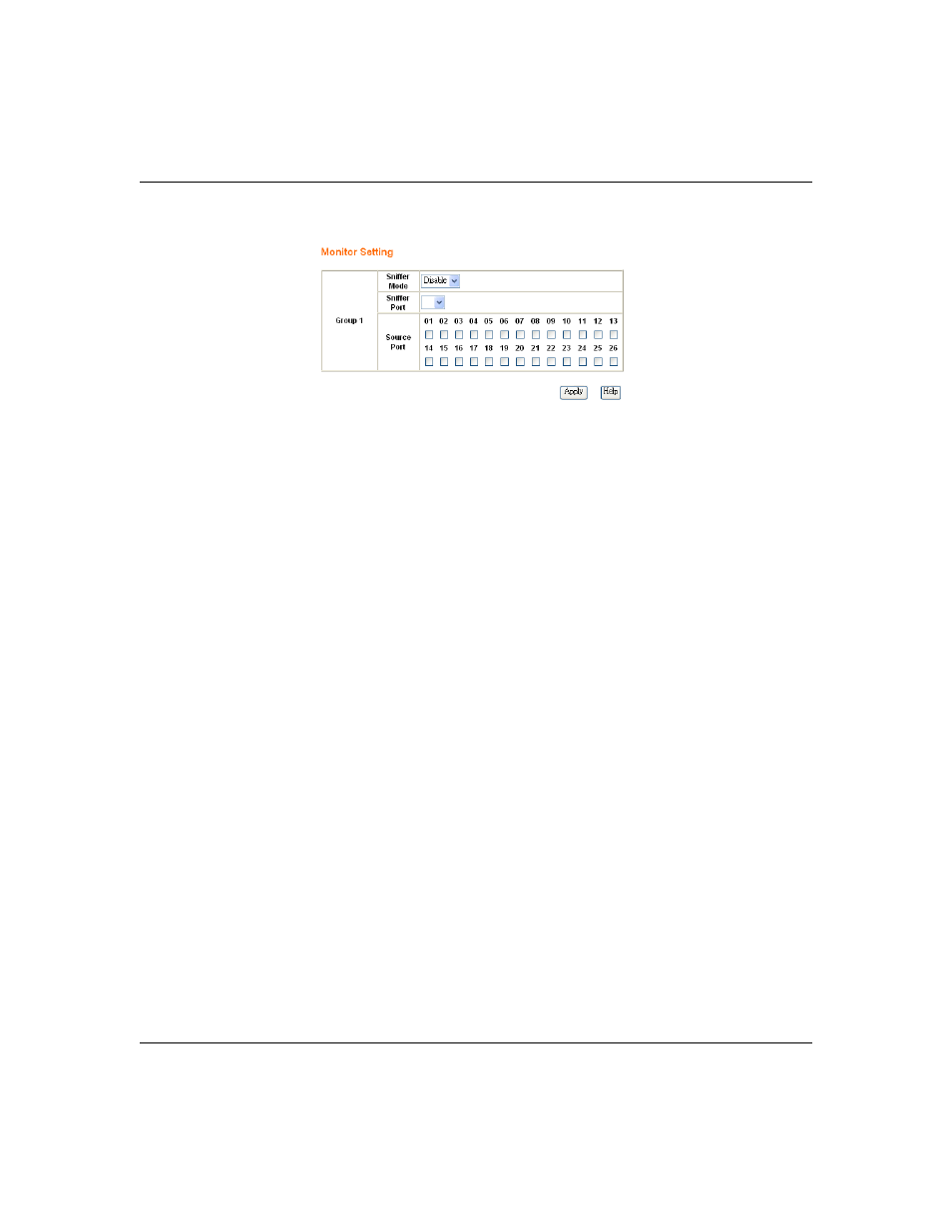 Switch> advanced> jumbo frame, Switch> advanced> jumbo frame -10, Switch> monitor page | NETGEAR FS526T User Manual | Page 25 / 50