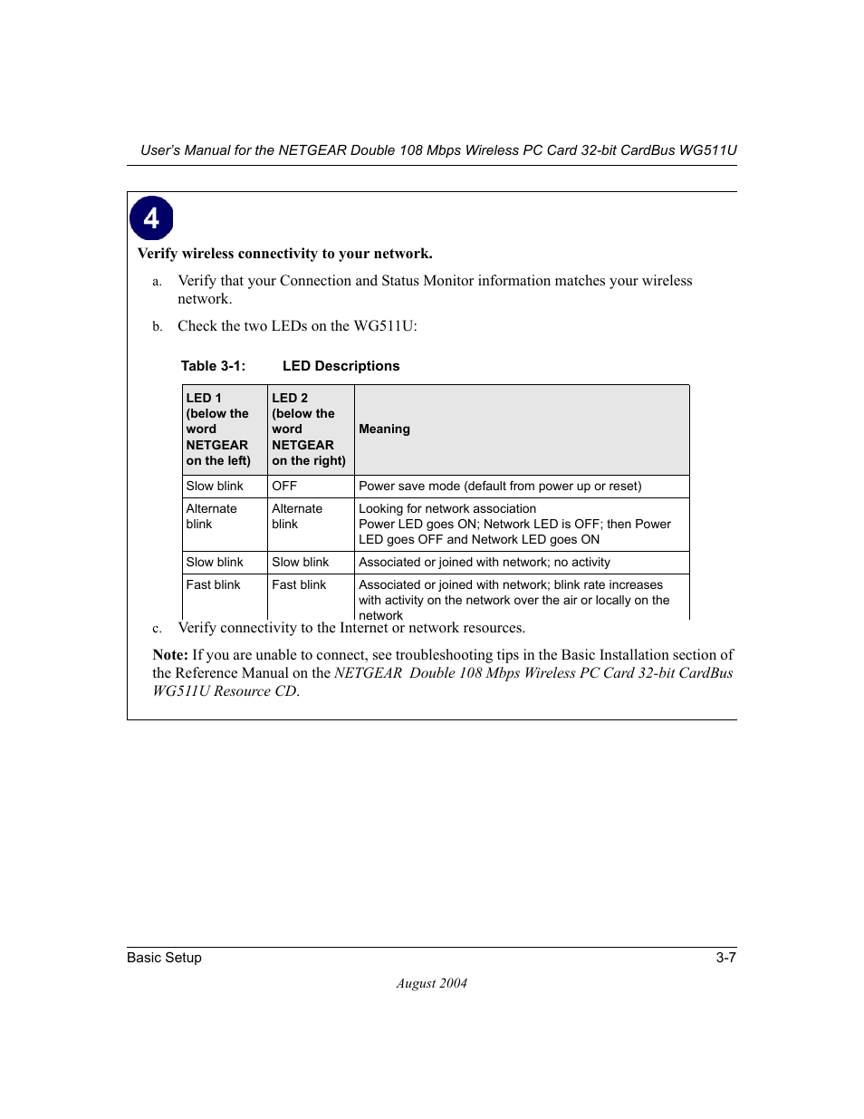NETGEAR Double 108 Mbps Wireless PC Card WG511U User Manual | Page 25 / 95