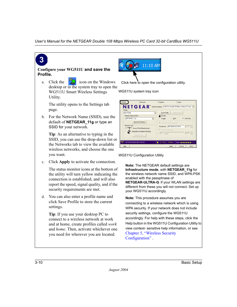 NETGEAR Double 108 Mbps Wireless PC Card WG511U User Manual | Page 28 / 95