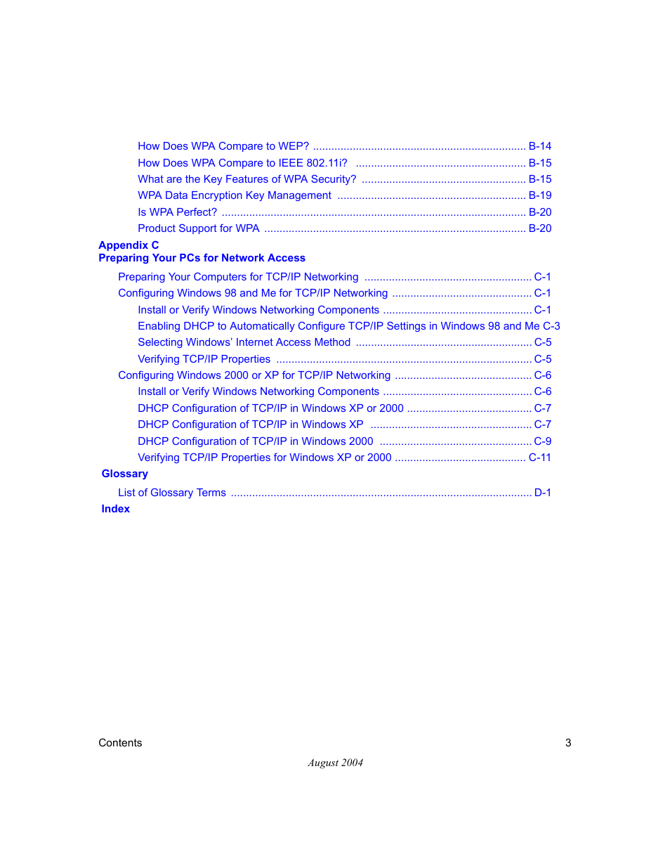 NETGEAR Double 108 Mbps Wireless PC Card WG511U User Manual | Page 7 / 95