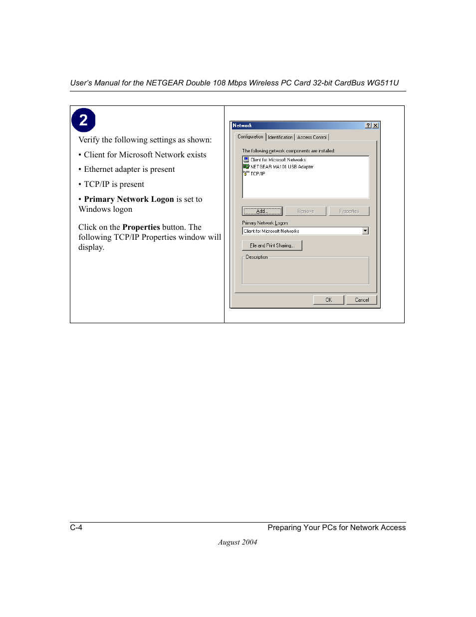 NETGEAR Double 108 Mbps Wireless PC Card WG511U User Manual | Page 78 / 95