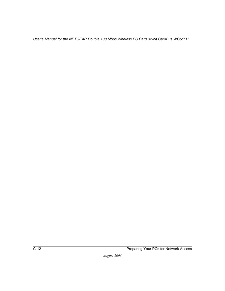 NETGEAR Double 108 Mbps Wireless PC Card WG511U User Manual | Page 86 / 95