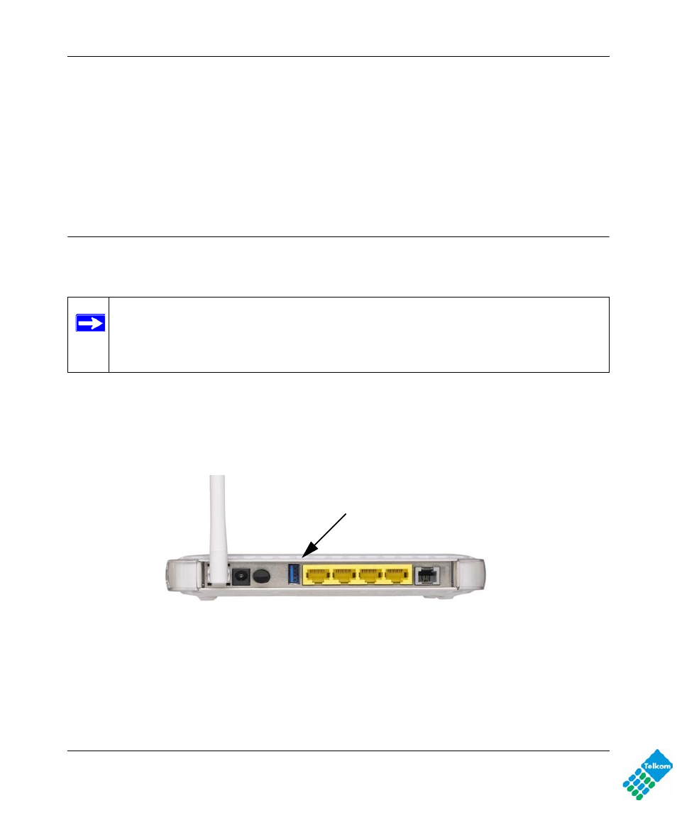 Connecting a usb drive to the dg834guv5 | NETGEAR DG834GUV5 User Manual | Page 108 / 120