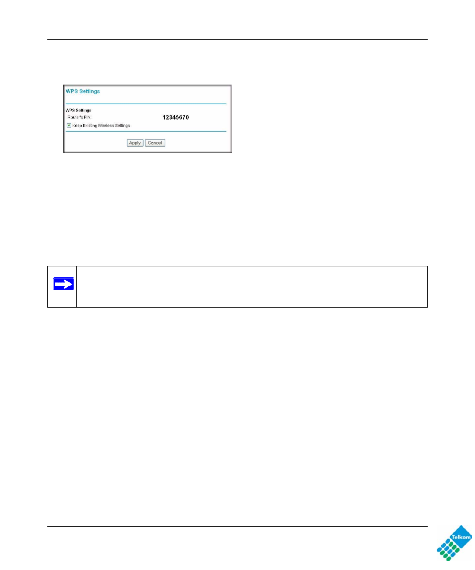 Using pin entry to add a wps client | NETGEAR DG834GUV5 User Manual | Page 34 / 120