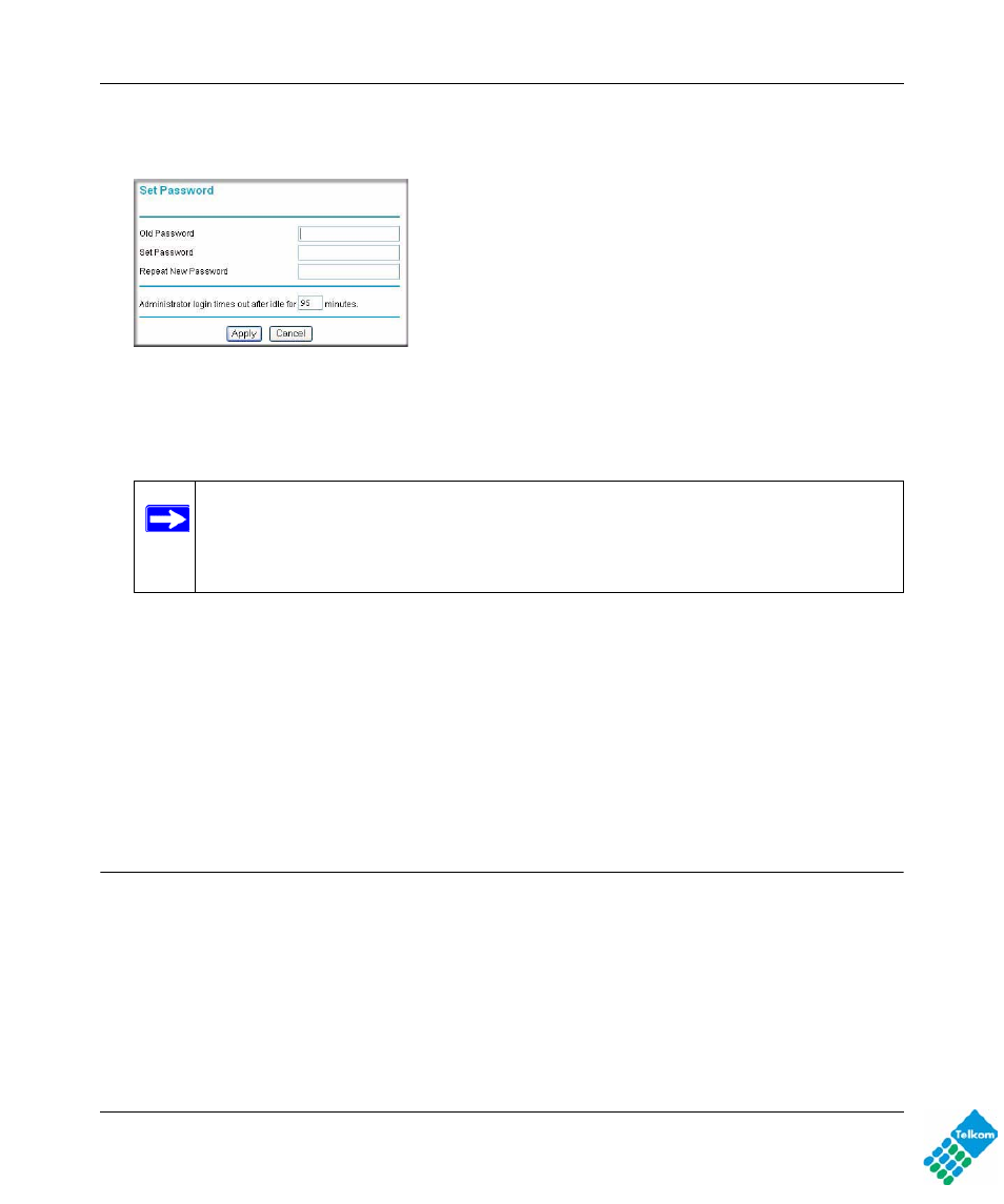 Changing the administrator login time-out, Configuring basic firewall services | NETGEAR DG834GUV5 User Manual | Page 42 / 120