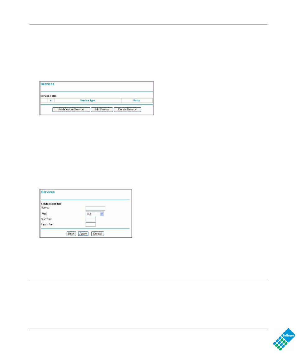 Setting times and scheduling firewall services | NETGEAR DG834GUV5 User Manual | Page 51 / 120