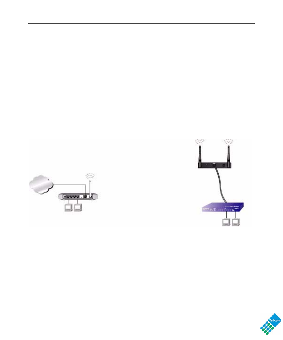 Point-to-point bridge configuration | NETGEAR DG834GUV5 User Manual | Page 84 / 120