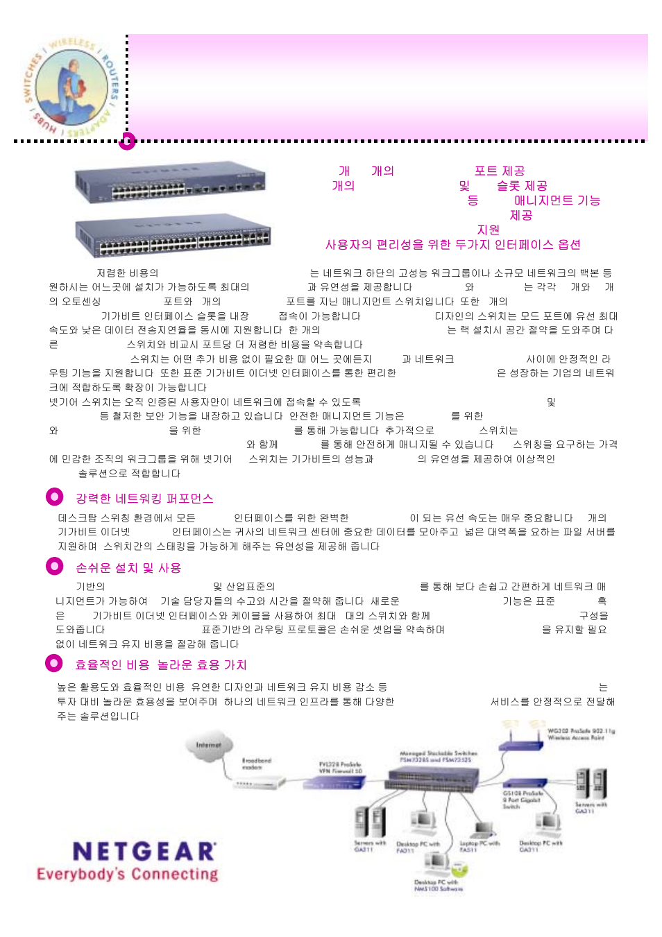 NETGEAR ProSafe 24 Gigabit Stacking Kit AX742 User Manual | 2 pages