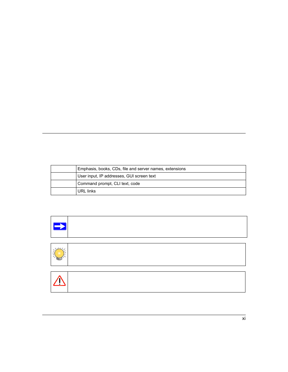 About this manual, Conventions, formats, and scope | NETGEAR ProSafe WNDAP330 User Manual | Page 11 / 142