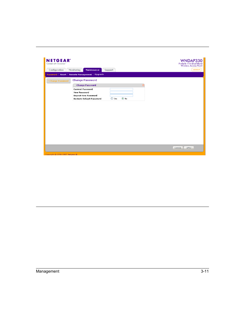 Enabling the syslog server, Enabling the syslog server -11 | NETGEAR ProSafe WNDAP330 User Manual | Page 81 / 142