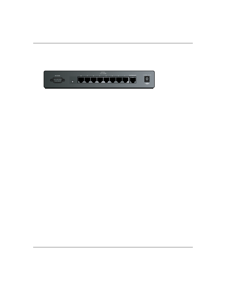 The firewall’s rear panel, The firewall’s rear panel -6 | NETGEAR Cable/DSL ProSafe Firewall FR328S User Manual | Page 20 / 135