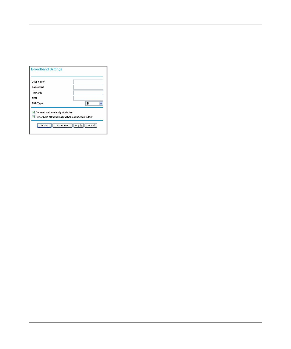 Broadband settings, Broadband settings -8, See the following section | NETGEAR MBM621 User Manual | Page 18 / 40