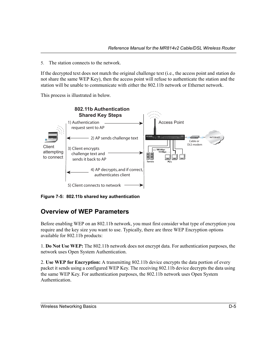 Overview of wep parameters, Drop-down list. please refer to, Overview of wep | NETGEAR MR814v2 User Manual | Page 131 / 142