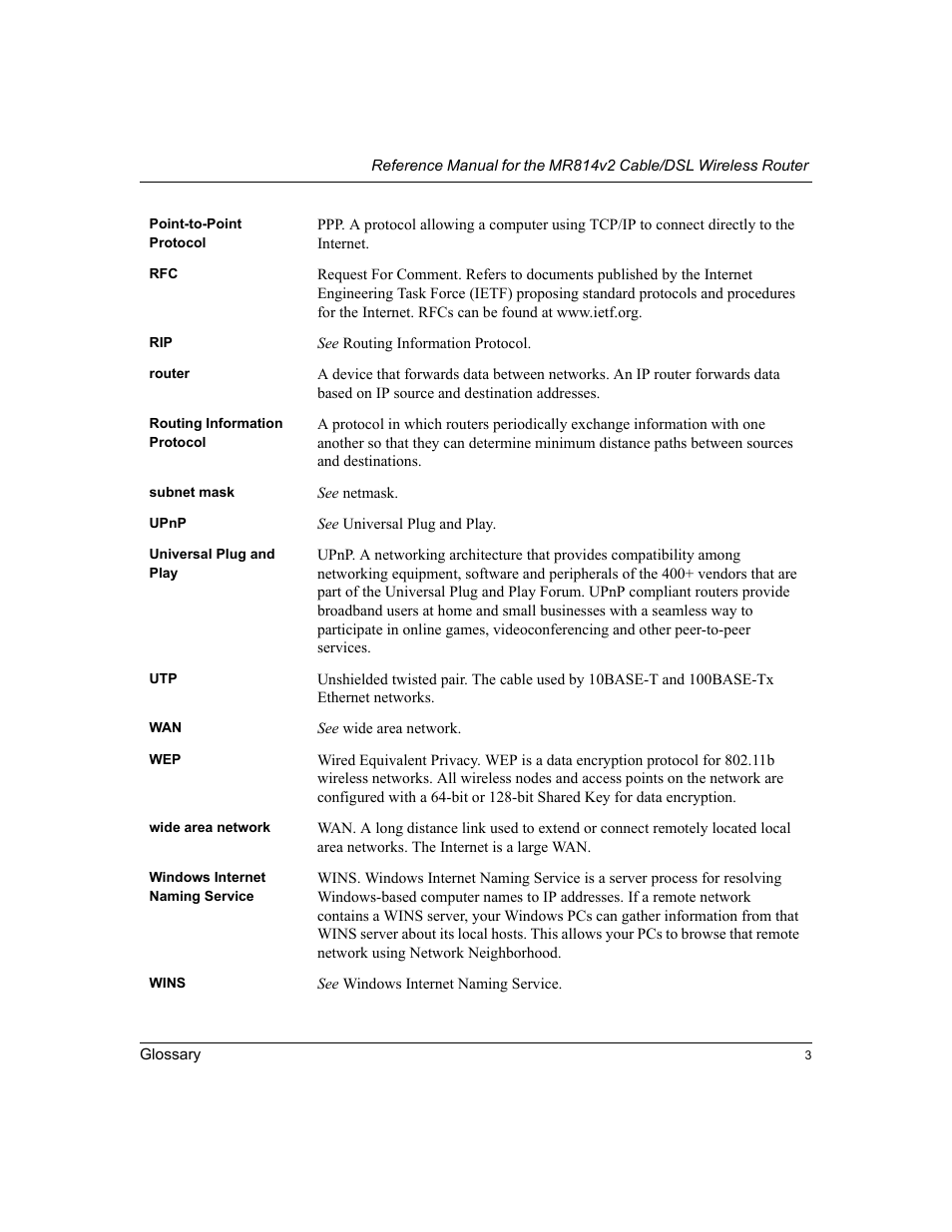 NETGEAR MR814v2 User Manual | Page 137 / 142