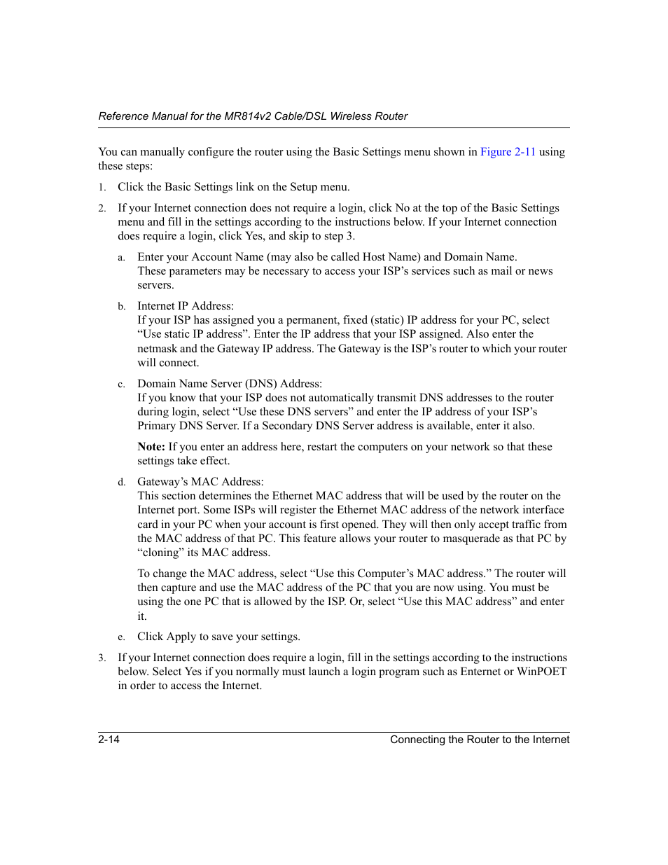 NETGEAR MR814v2 User Manual | Page 34 / 142