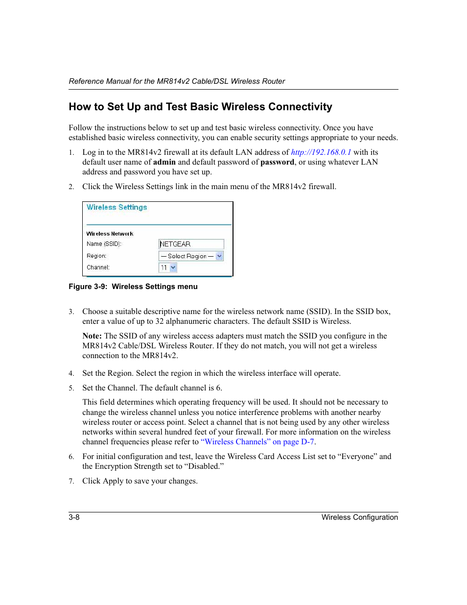 How to set up and test basic wireless connectivity | NETGEAR MR814v2 User Manual | Page 44 / 142