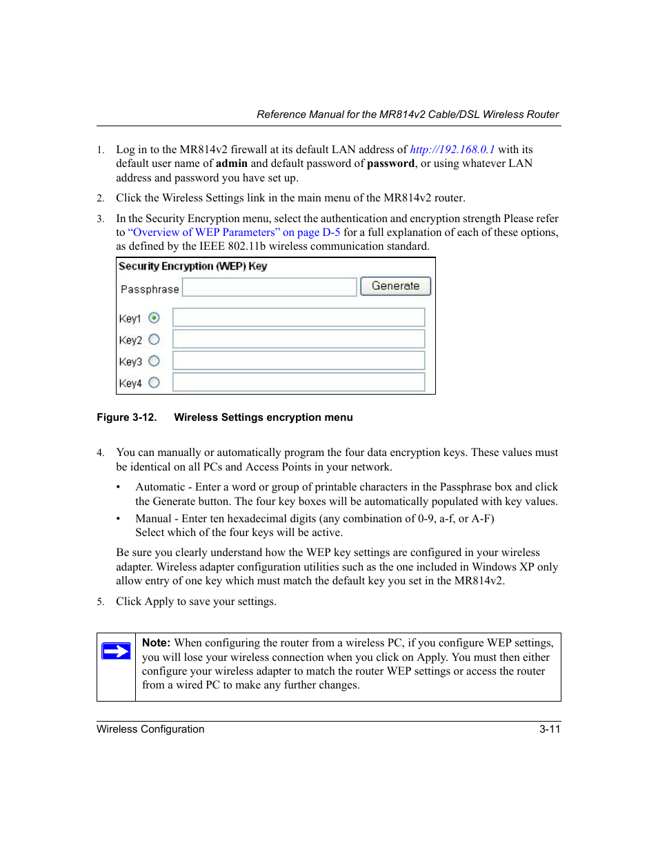 NETGEAR MR814v2 User Manual | Page 47 / 142