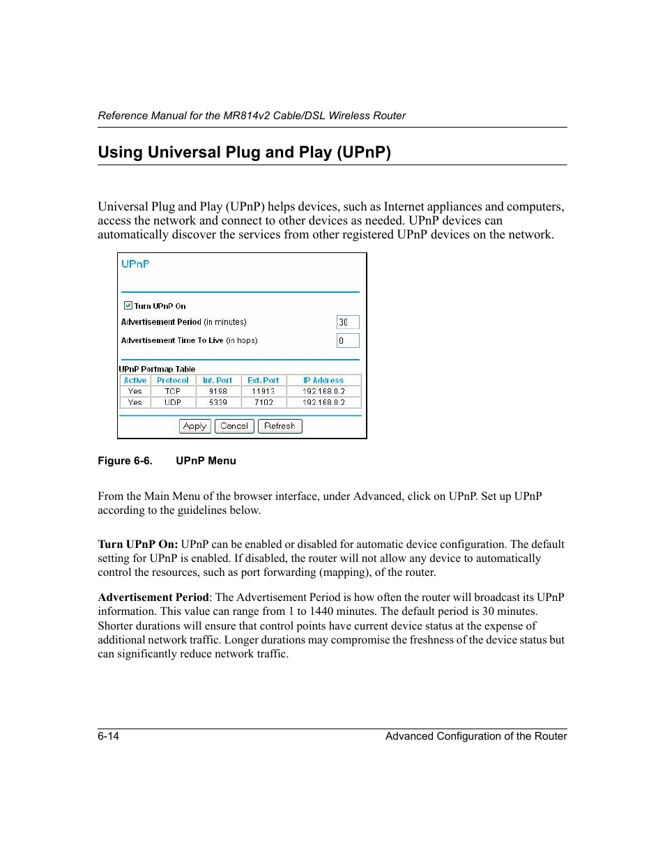 Using universal plug and play (upnp), Using universal plug and play (upnp) -14 | NETGEAR MR814v2 User Manual | Page 78 / 142
