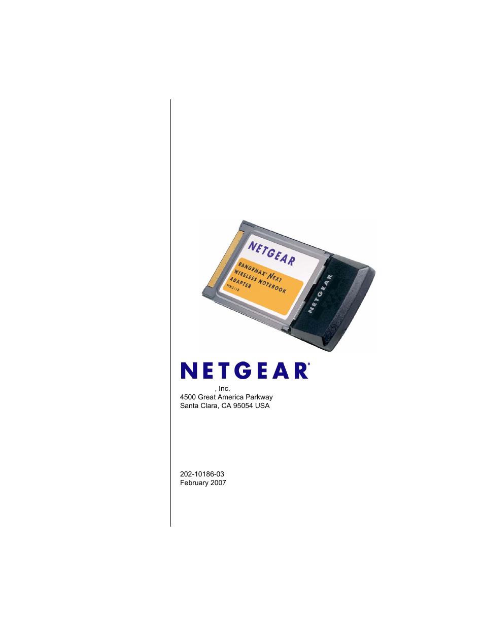 NETGEAR RangeMax Next Wireless Notebook Adapter WN511T User Manual | 52 pages