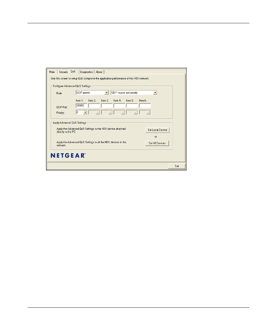 Other qos options, Other qos options -19 | NETGEAR HDX101 User Manual | Page 33 / 40