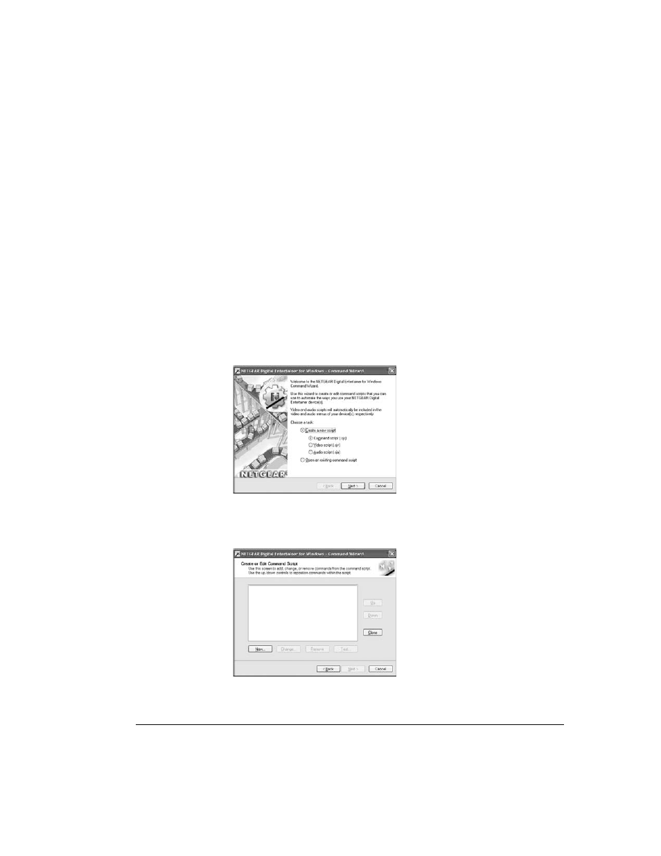 Using the script wizard to automate tasks, Using the script wizard to automate tasks -5 | NETGEAR EVA8000 User Manual | Page 61 / 114