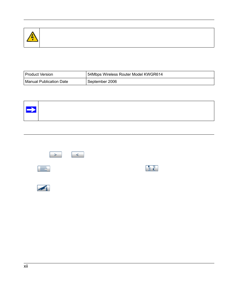 How to use this manual | NETGEAR KWGR614 User Manual | Page 12 / 94