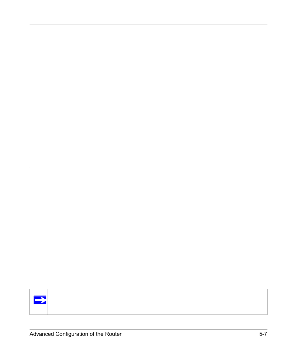 Configuring the wan setup options, Setting up a default dmz server, Configuring the wan setup options -7 | Setting up a default dmz server -7 | NETGEAR KWGR614 User Manual | Page 65 / 94