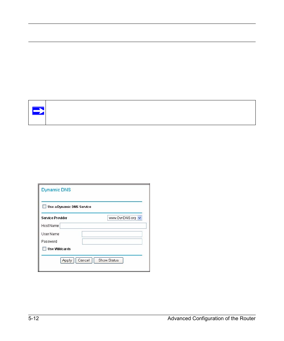 Using a dynamic dns service, Using a dynamic dns service -12 | NETGEAR KWGR614 User Manual | Page 70 / 94