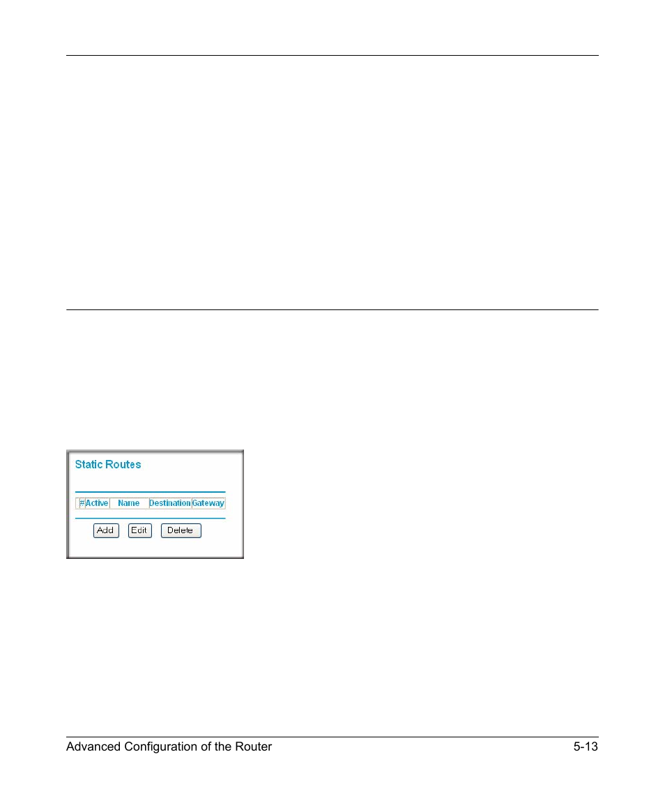 Configuring static routes, Configuring static routes -13 | NETGEAR KWGR614 User Manual | Page 71 / 94