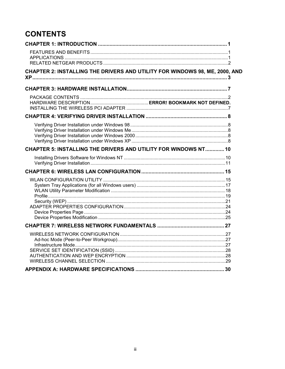 NETGEAR MA311 User Manual | Page 3 / 34