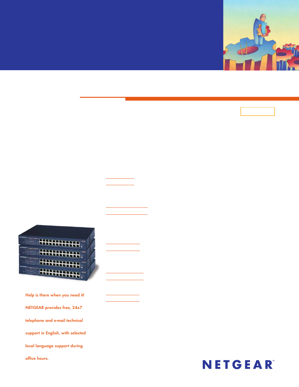 NETGEAR FS524S FS524SNA User Manual | 2 pages