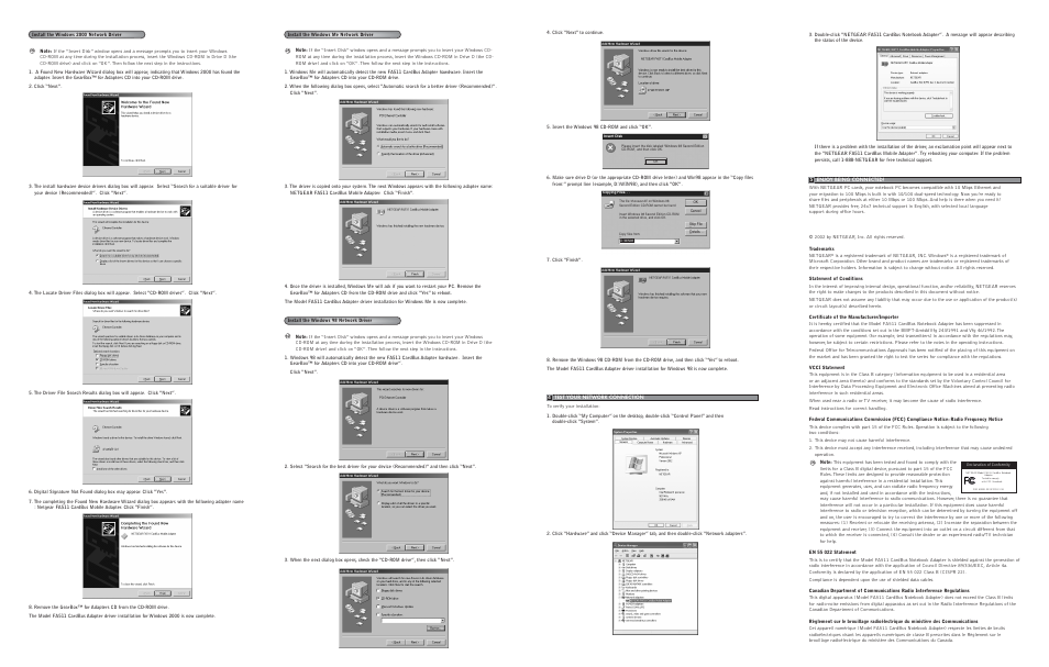 NETGEAR FA511 User Manual | Page 2 / 2