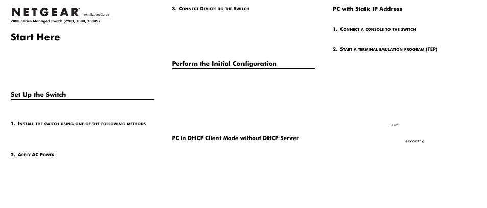 NETGEAR 7300 User Manual | 2 pages