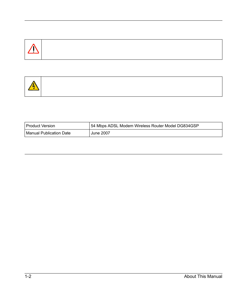 How to print this manual, How to print this manual -2 | NETGEAR DG834GSP User Manual | Page 14 / 208
