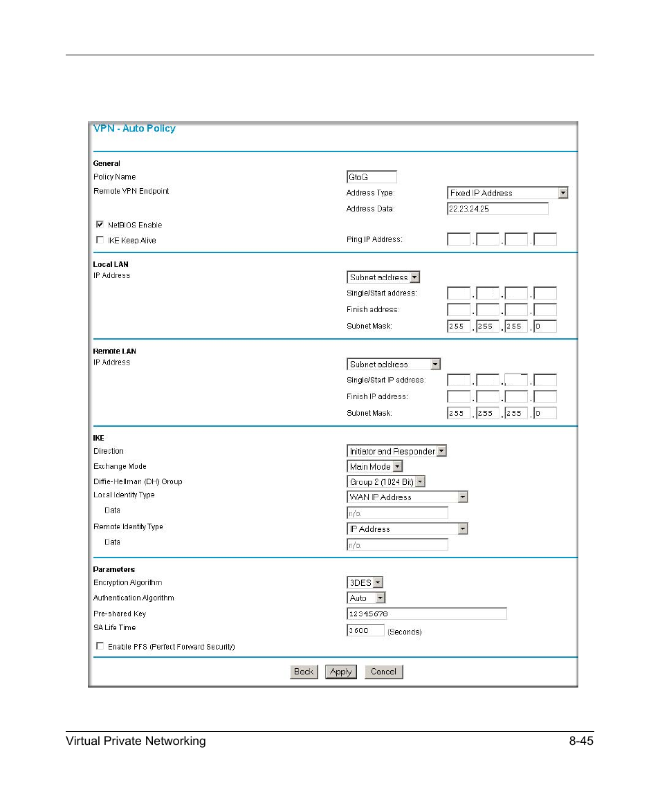 NETGEAR DG834GSP User Manual | Page 157 / 208