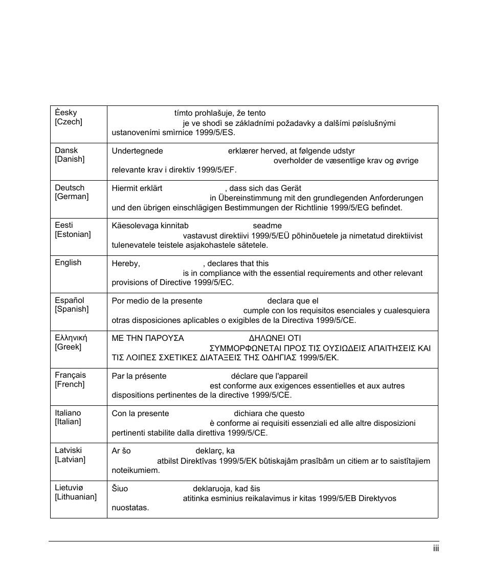 European union statement of compliance | NETGEAR DG834GSP User Manual | Page 3 / 208