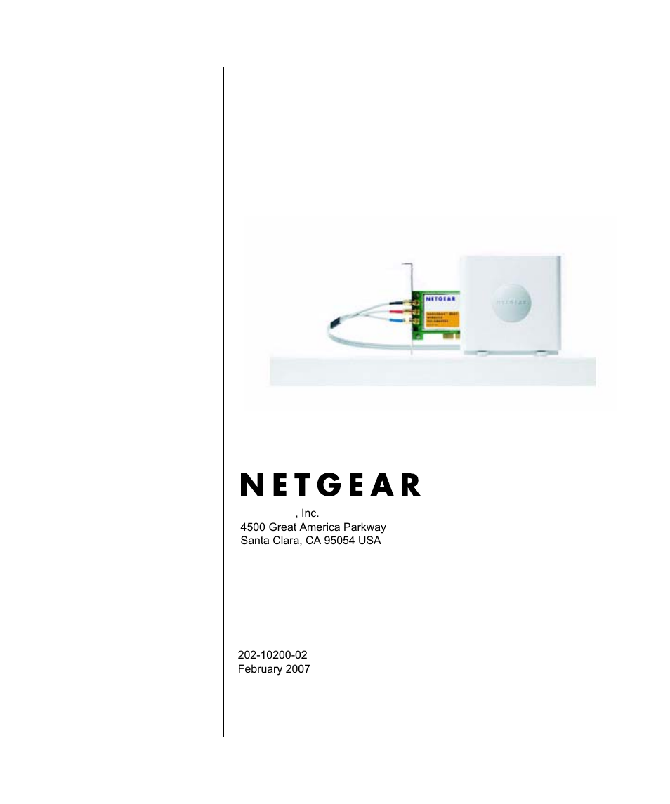 NETGEAR RangeMax Next Wireless PCI Adapter WN311T User Manual | 56 pages